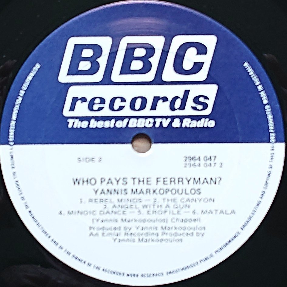 2964 047 Who pays the ferryman ? Yannis Markopoulos from the BBC records and Tapes library Label